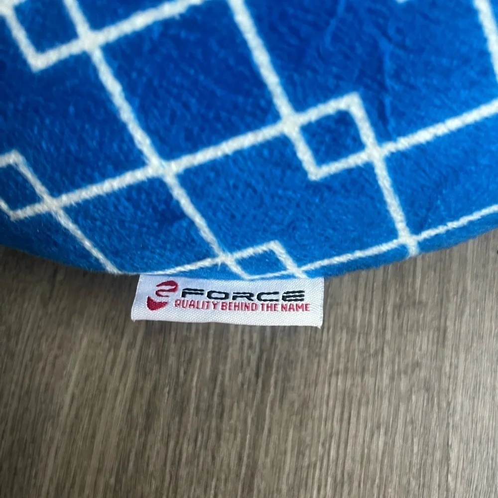Force1 Blue Geometric Accent Pillow